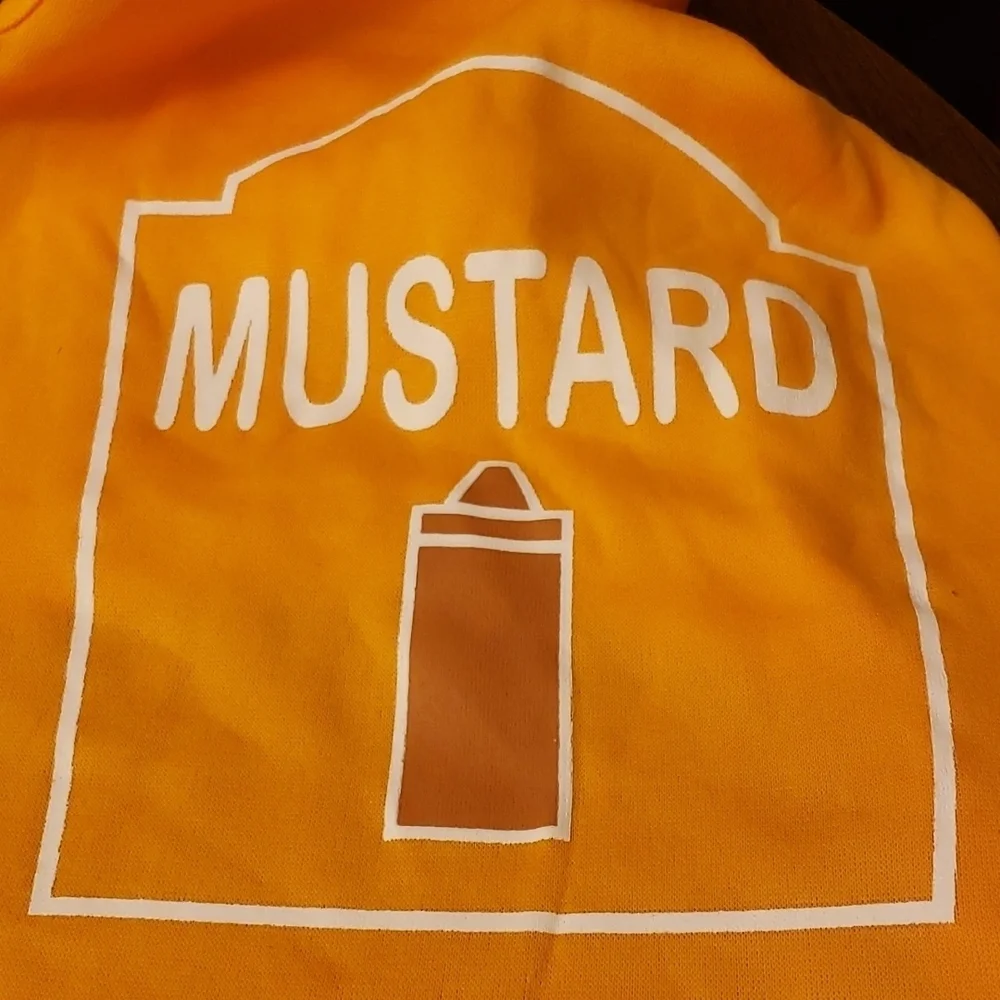 Hyde & EEK! Boutique™ Mustard Hoodie Dog Costume - Size M - Picture 5 of 8